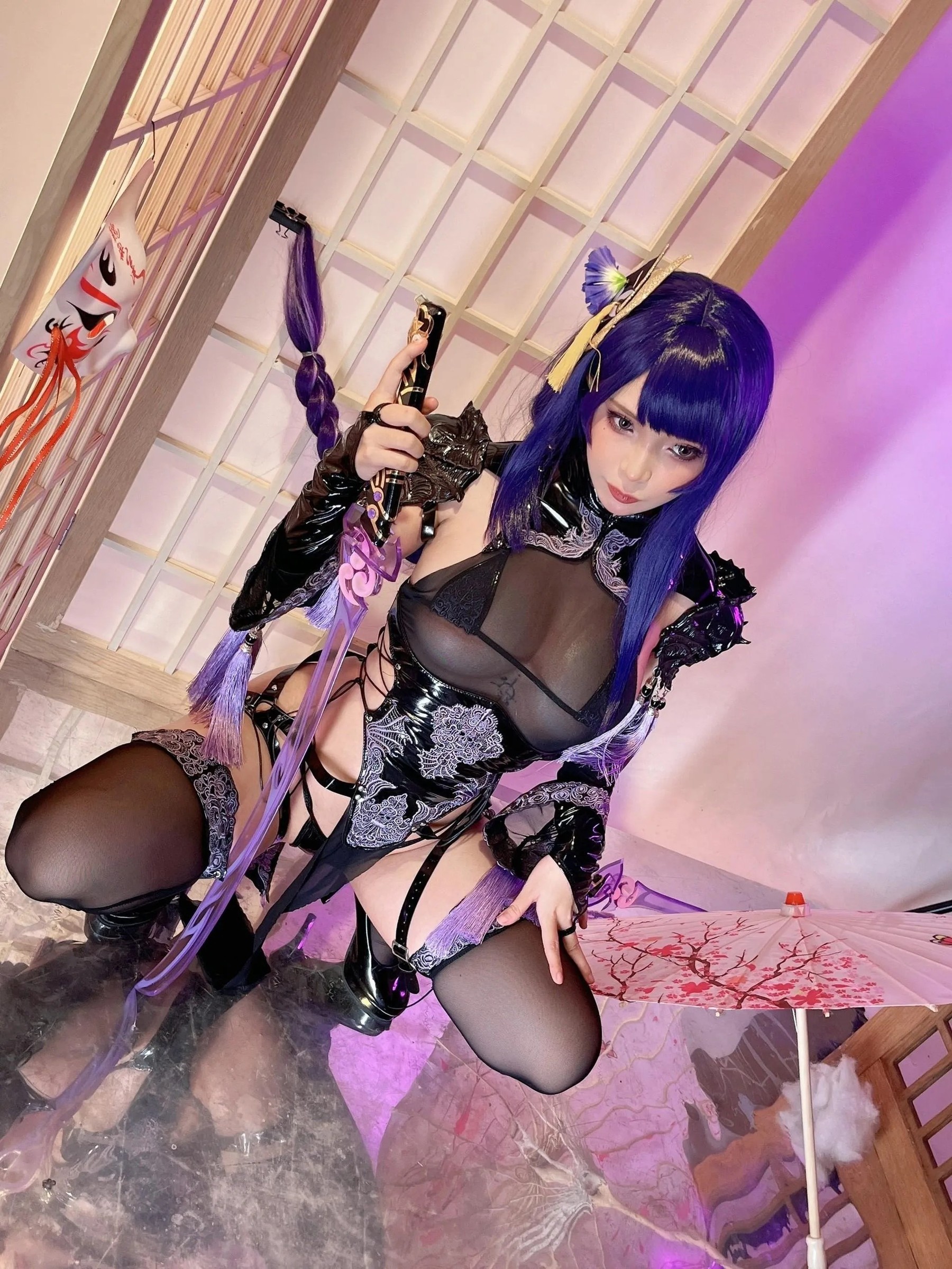 Umeko J – NO.021 Raiden Shogun [126P]插图5